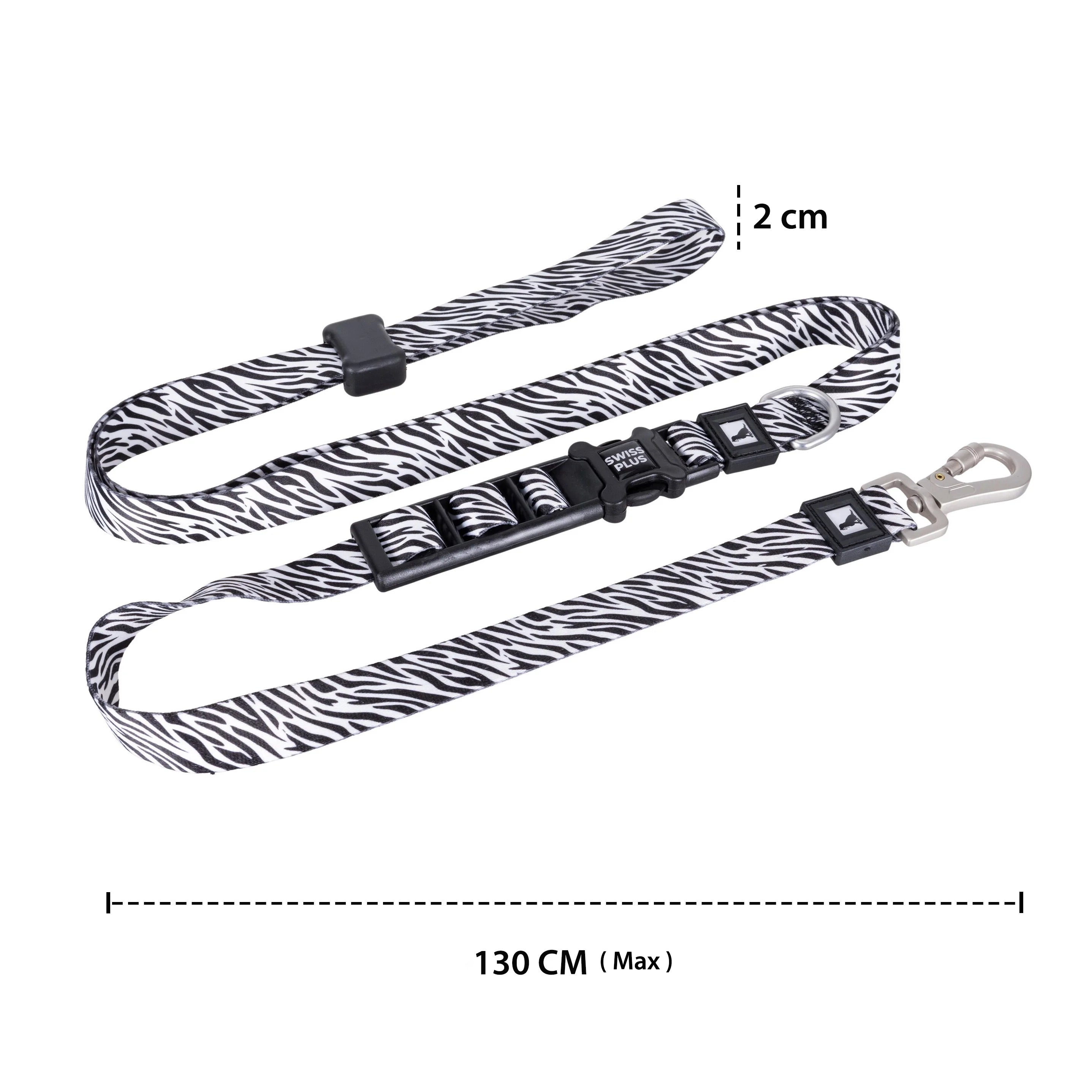 Patterned Recycled Hands Free Leash