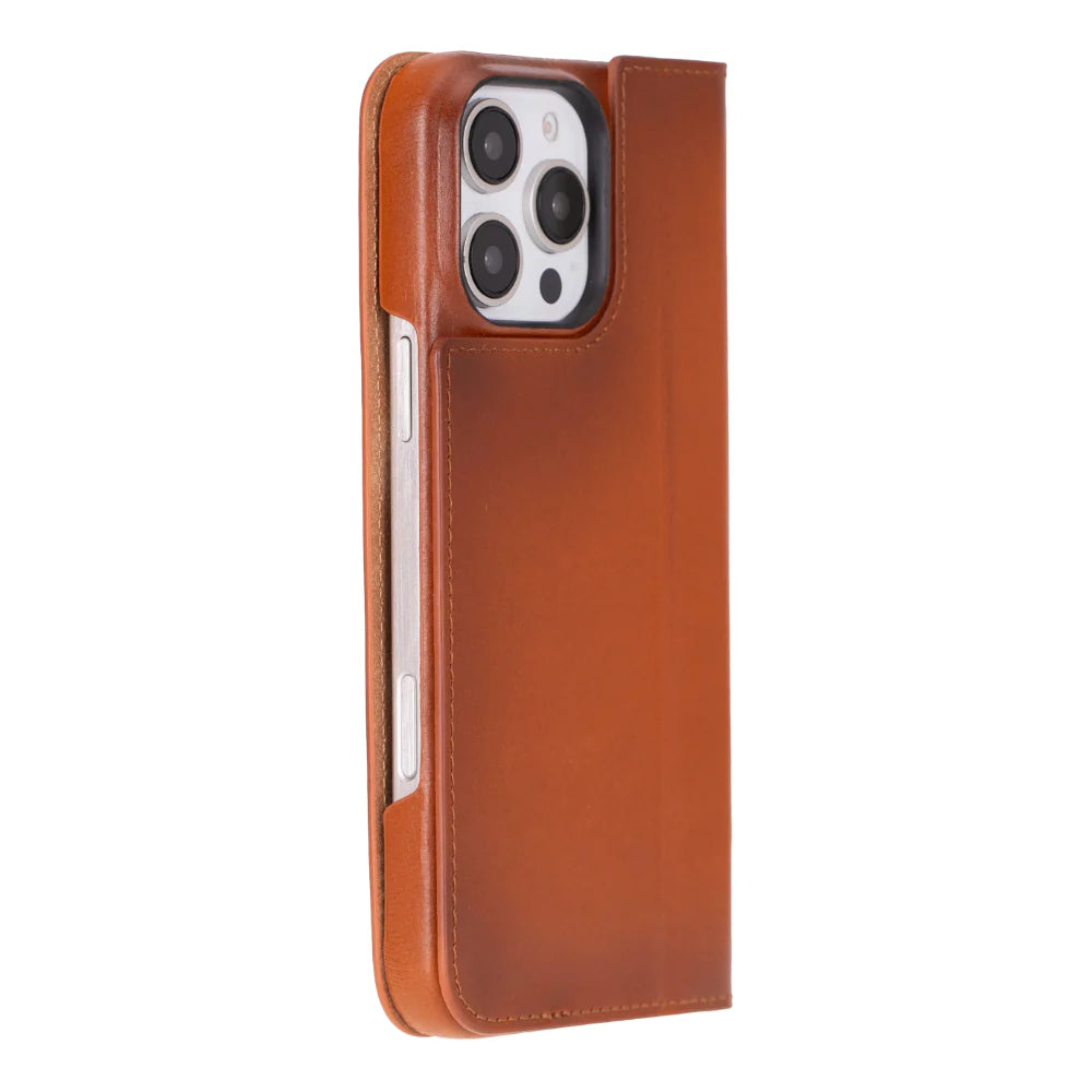 Sonat Leather iPhone 16 Pro Max Folio Case