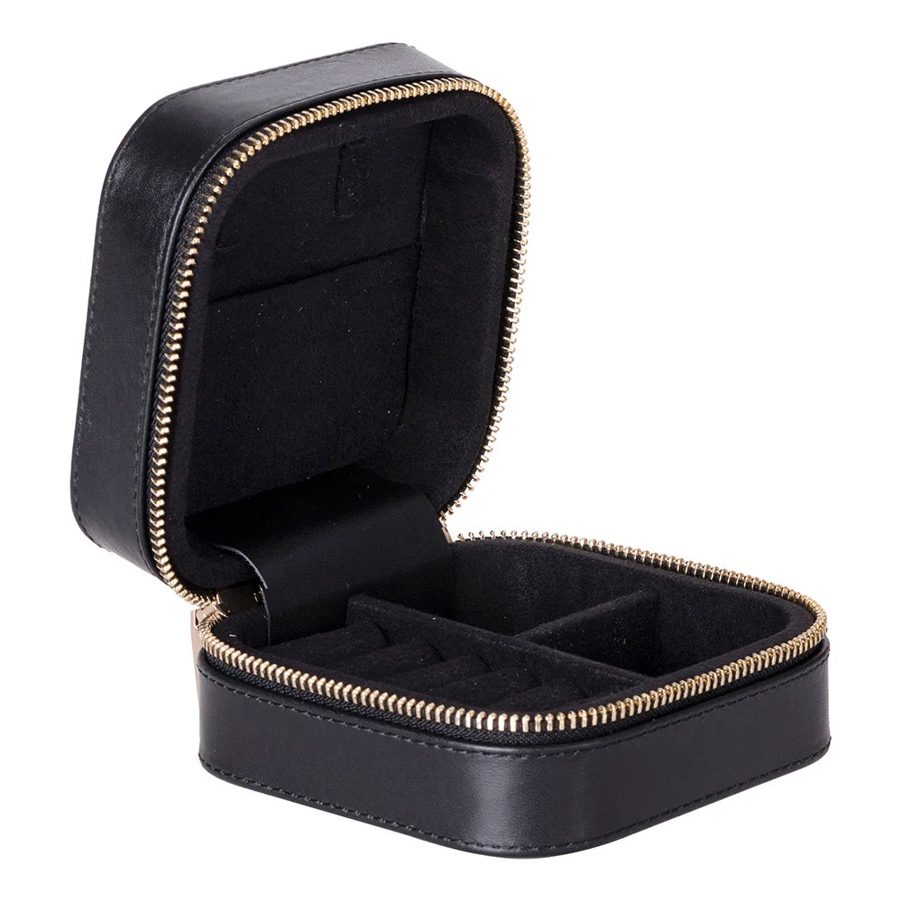 Amanda Leather Jewelry Box, Medium