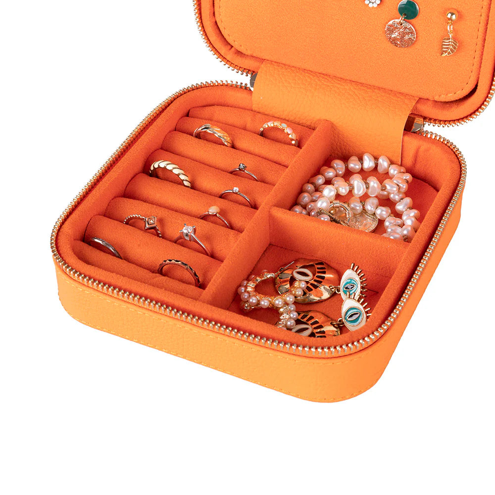 Amanda Leather Jewelry Box, Large