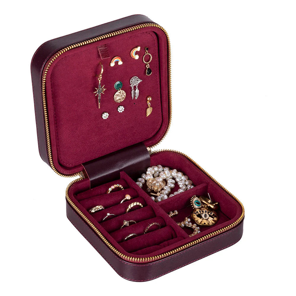 Amanda Leather Jewelry Box, Large