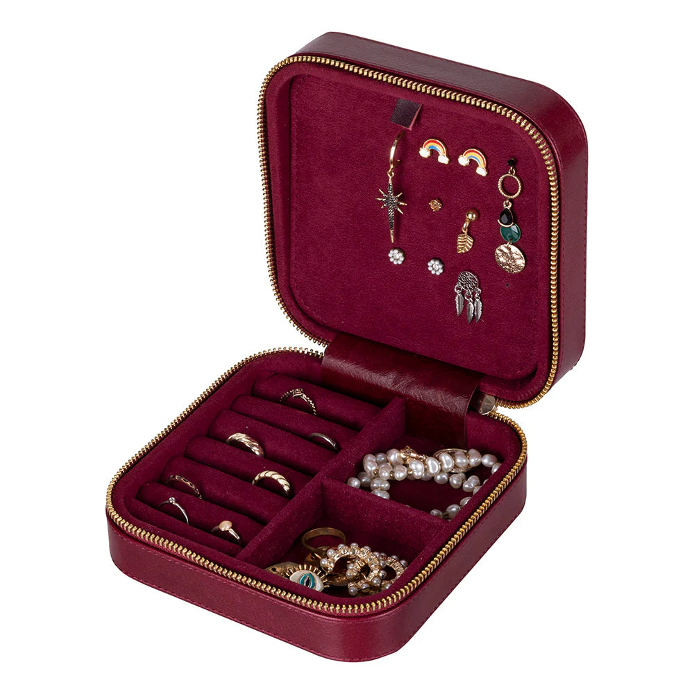 Amanda Leather Jewelry Box, Large