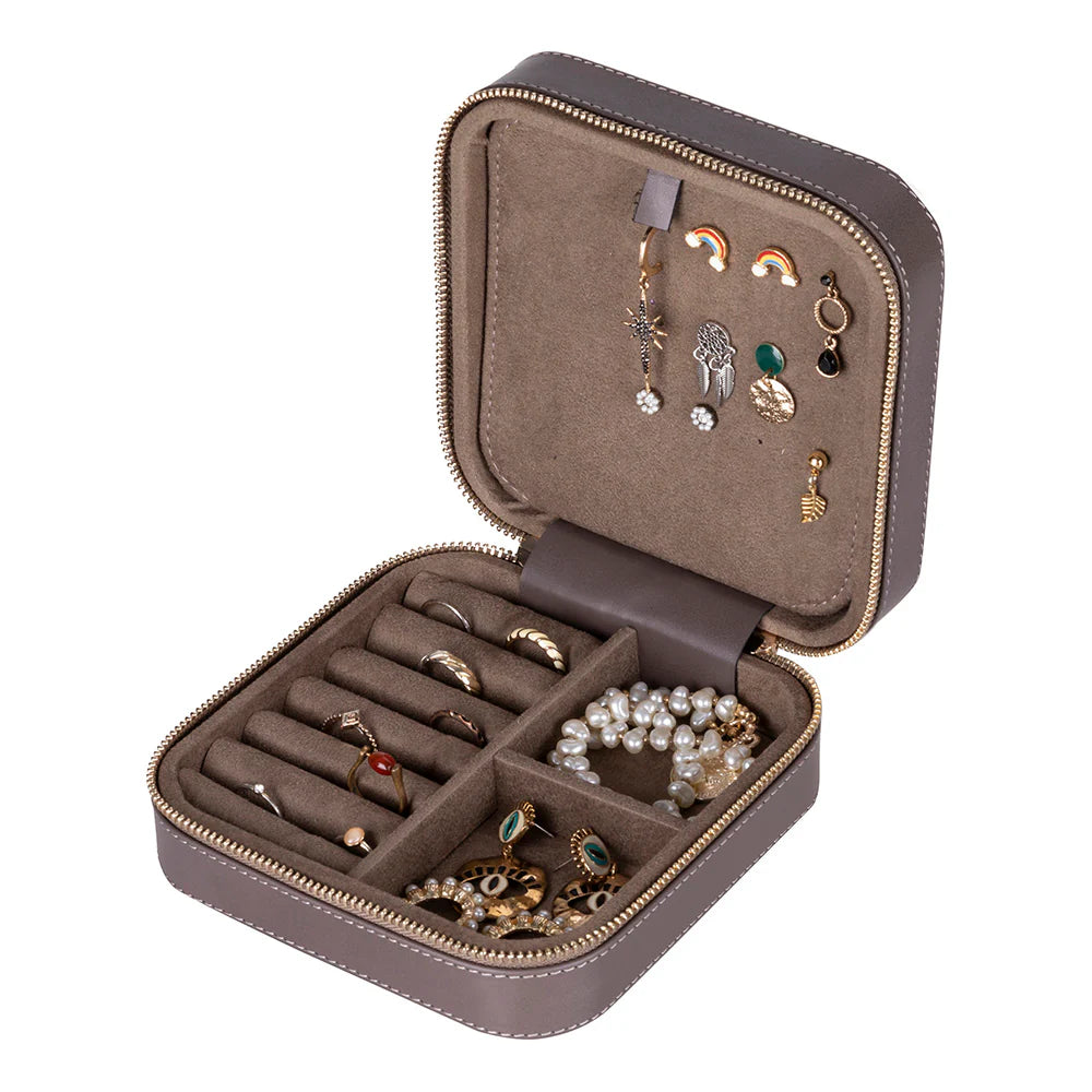 Amanda Leather Jewelry Box, Large