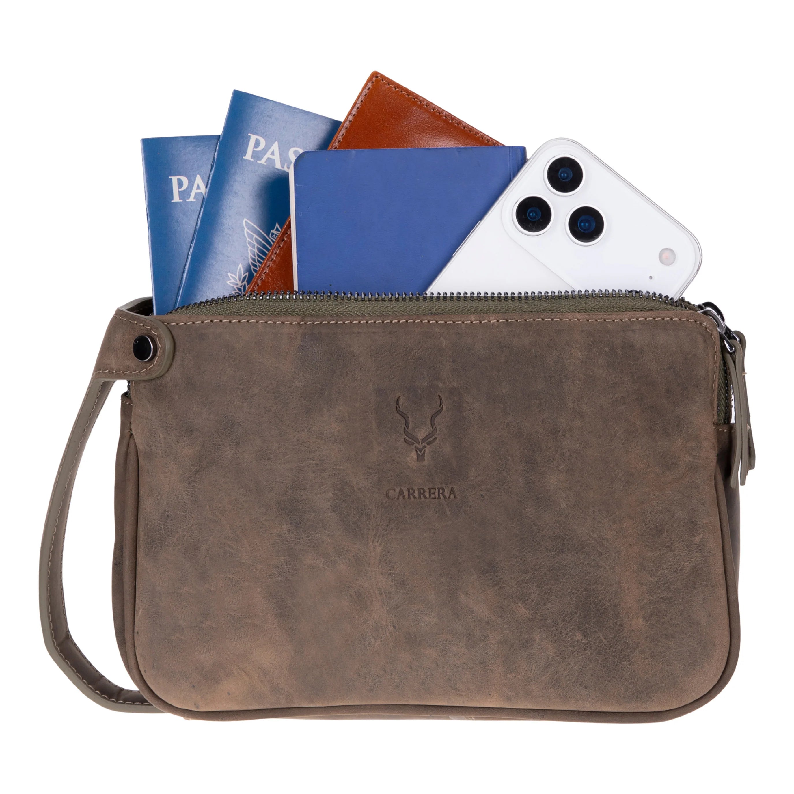 Carrera Valdiero Leather Men's Handbag