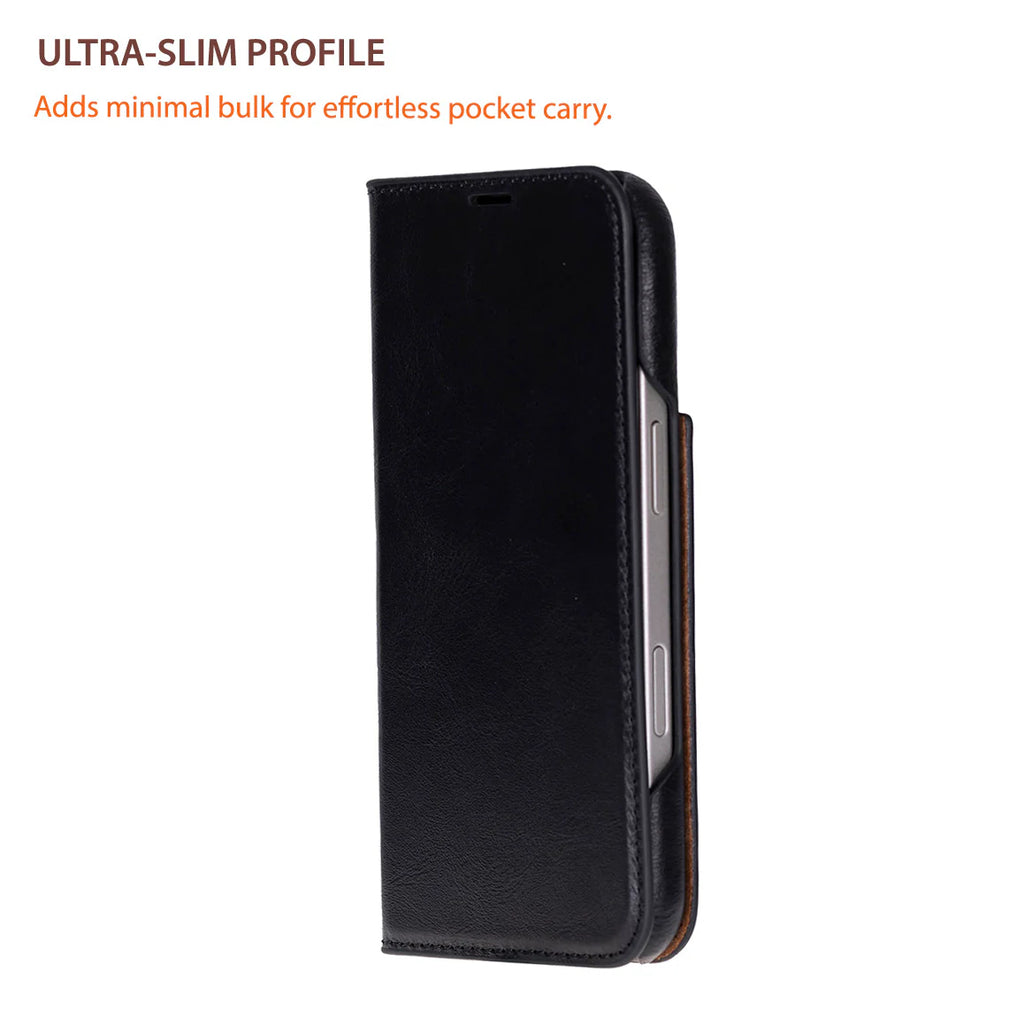 Sonat Leather iPhone 17 Folio Case