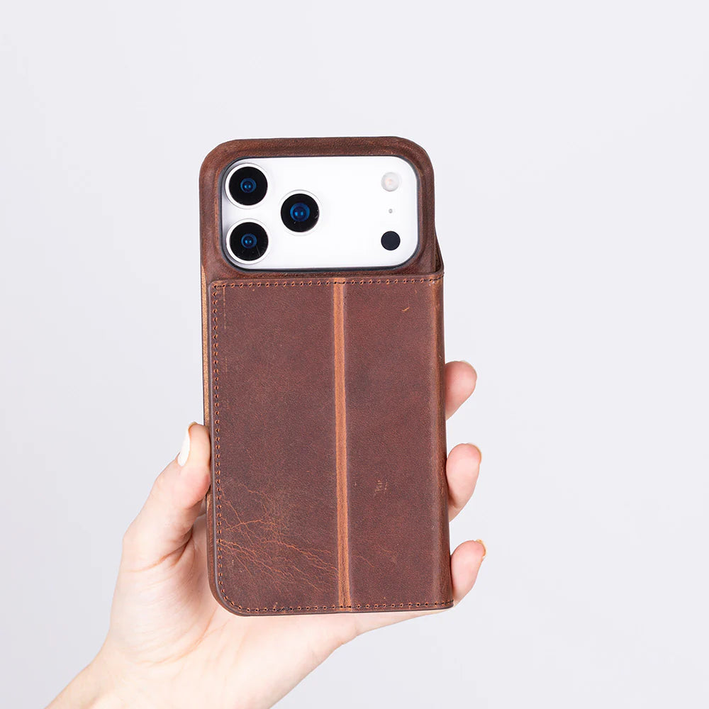 Sonat Leather iPhone 17 Pro Folio Case