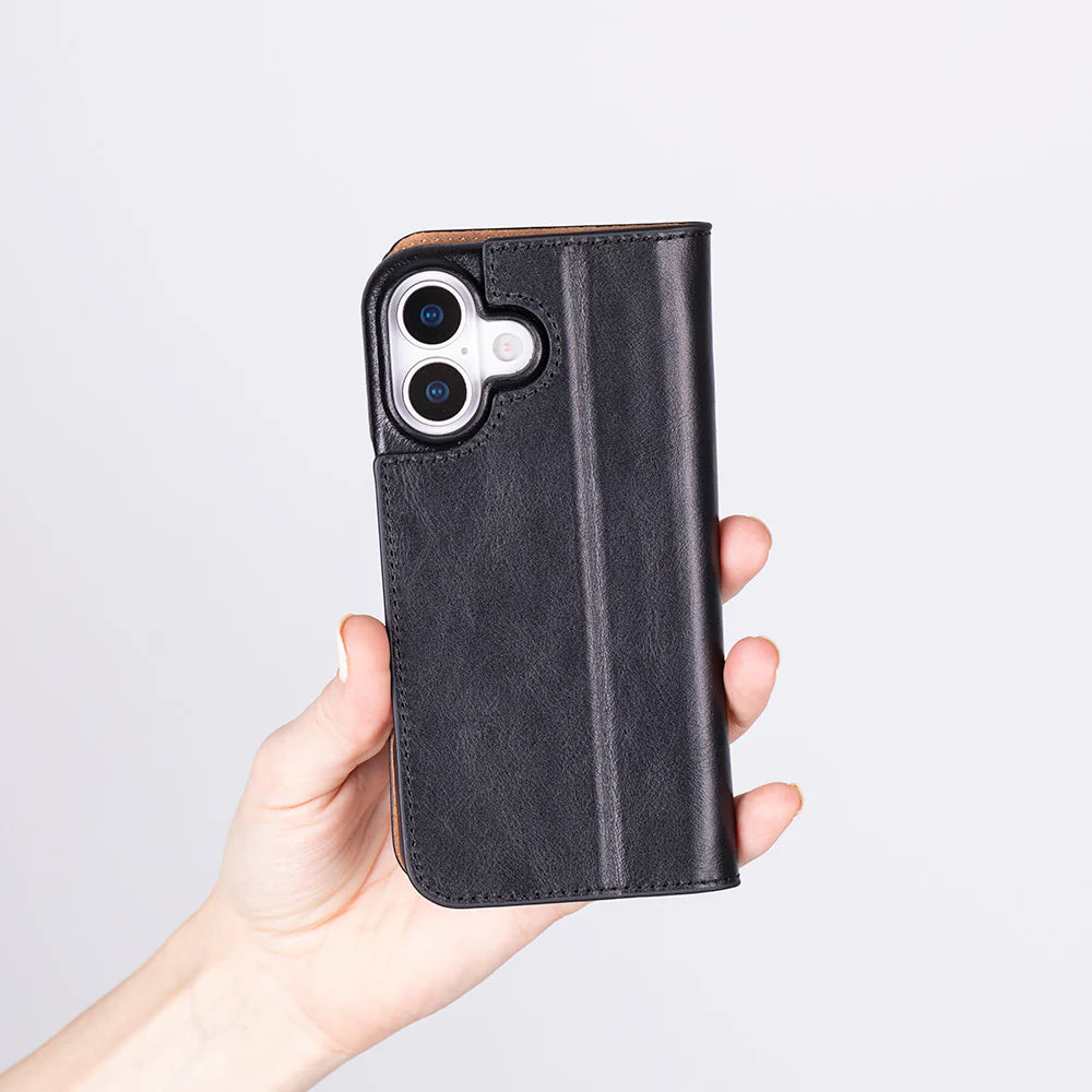 Sonat Leather iPhone 17 Folio Case