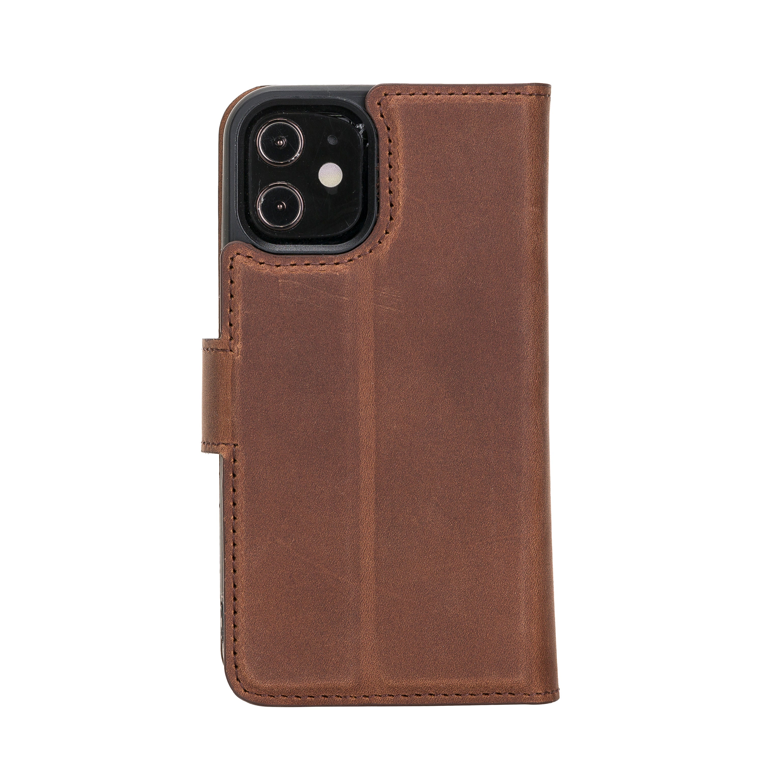 Liluri iPhone 12 Mini Detachable Leather Wallet Case