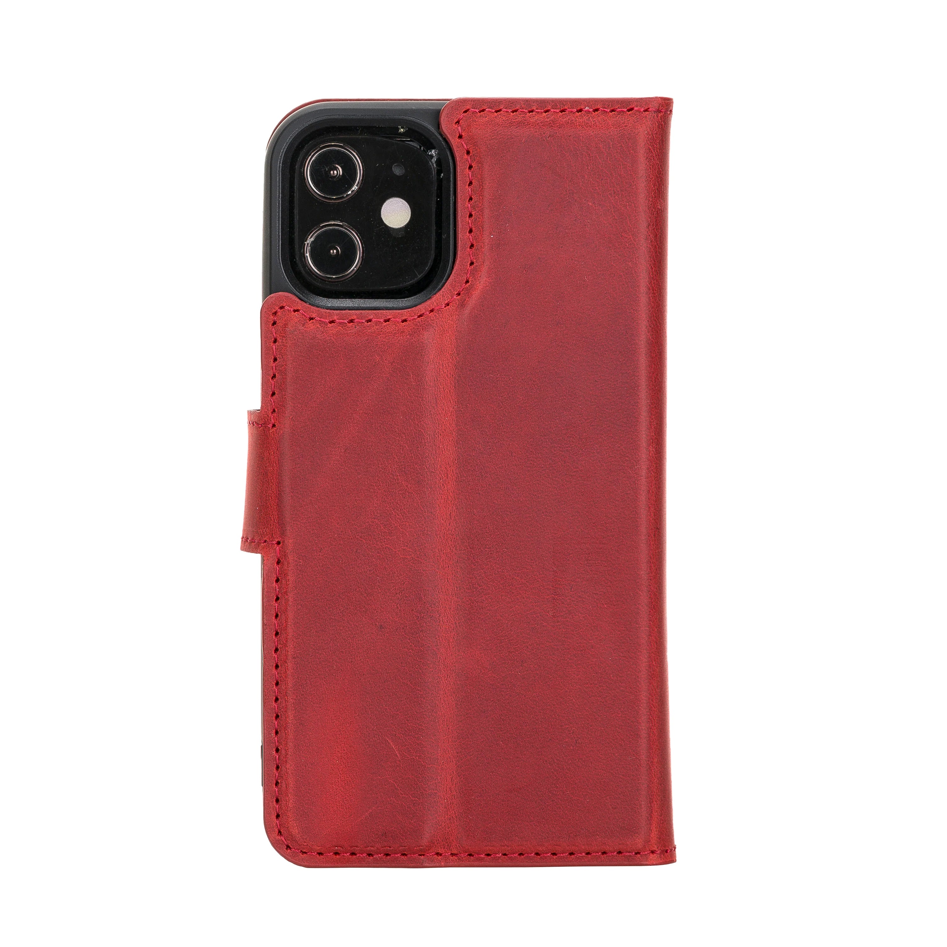 Liluri iPhone 12 Mini Detachable Leather Wallet Case