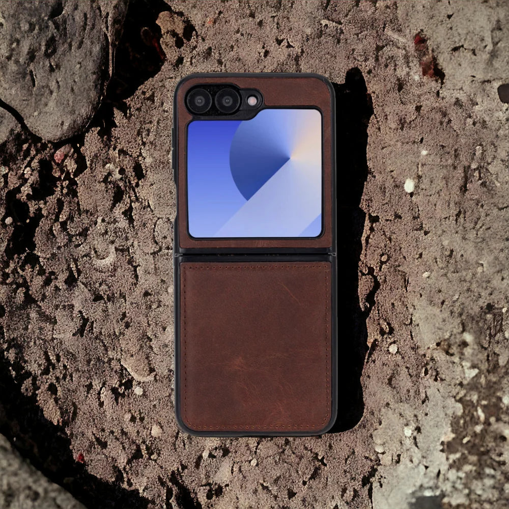 Flex Cover Samsung Z Flip 6 Leather Case