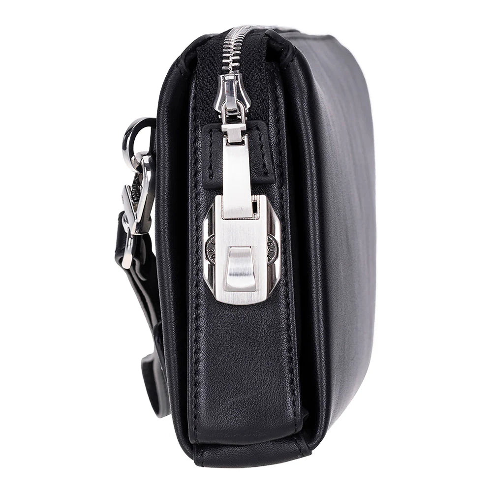 Lupus Leather Clutch Bag