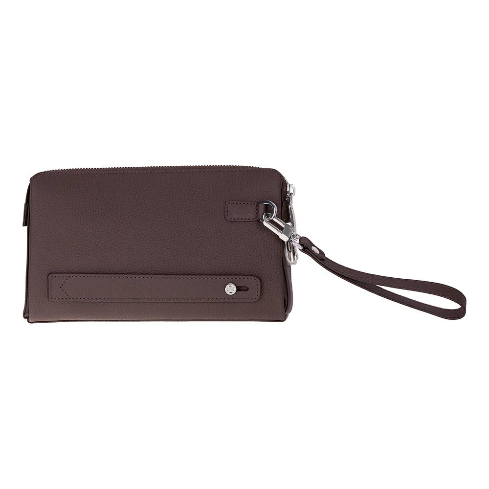 Lupus Leather Clutch Bag