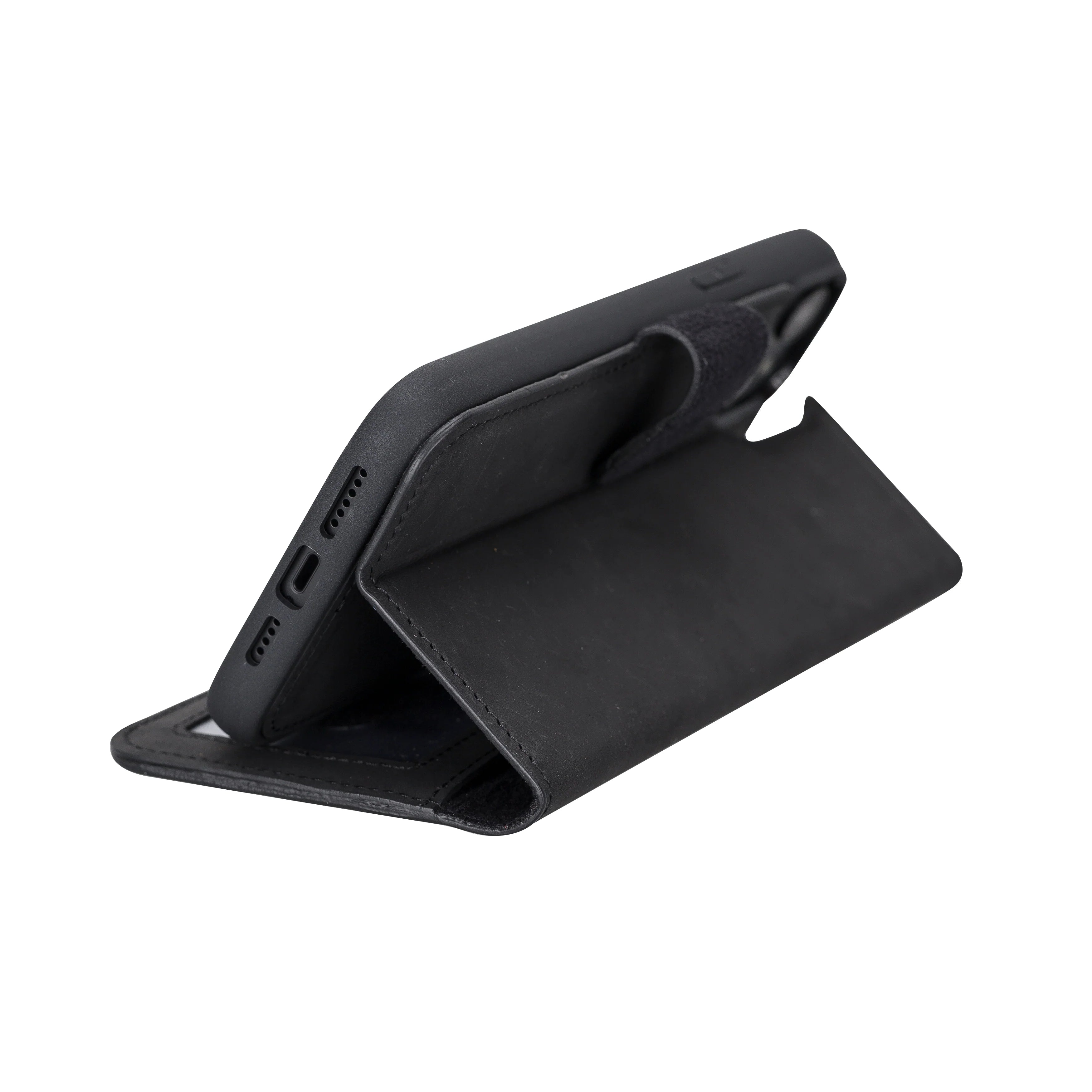 Liluri iPhone 14 Plus Detachable Leather Wallet Case