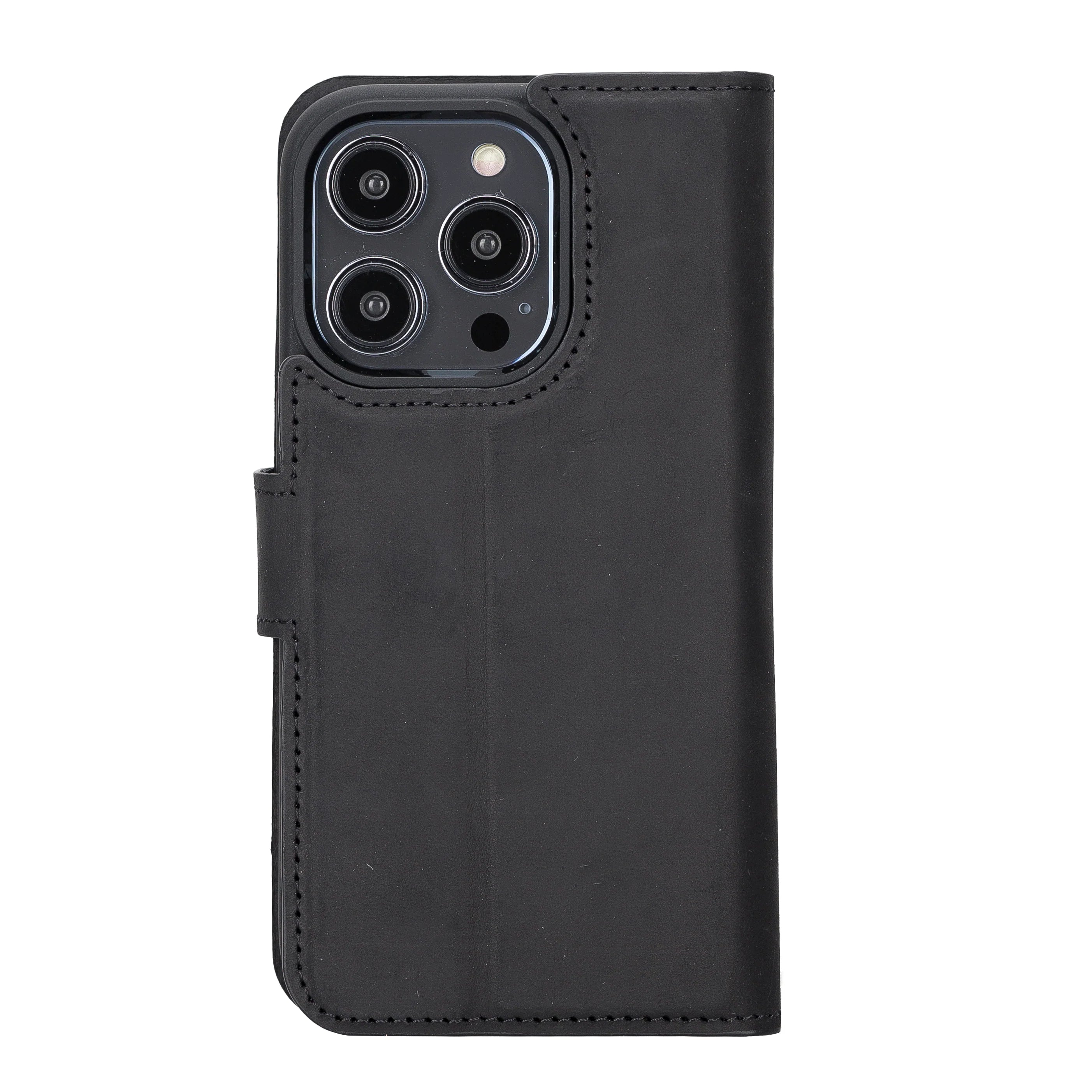 Liluri iPhone 14 Pro Detachable Leather Wallet Case