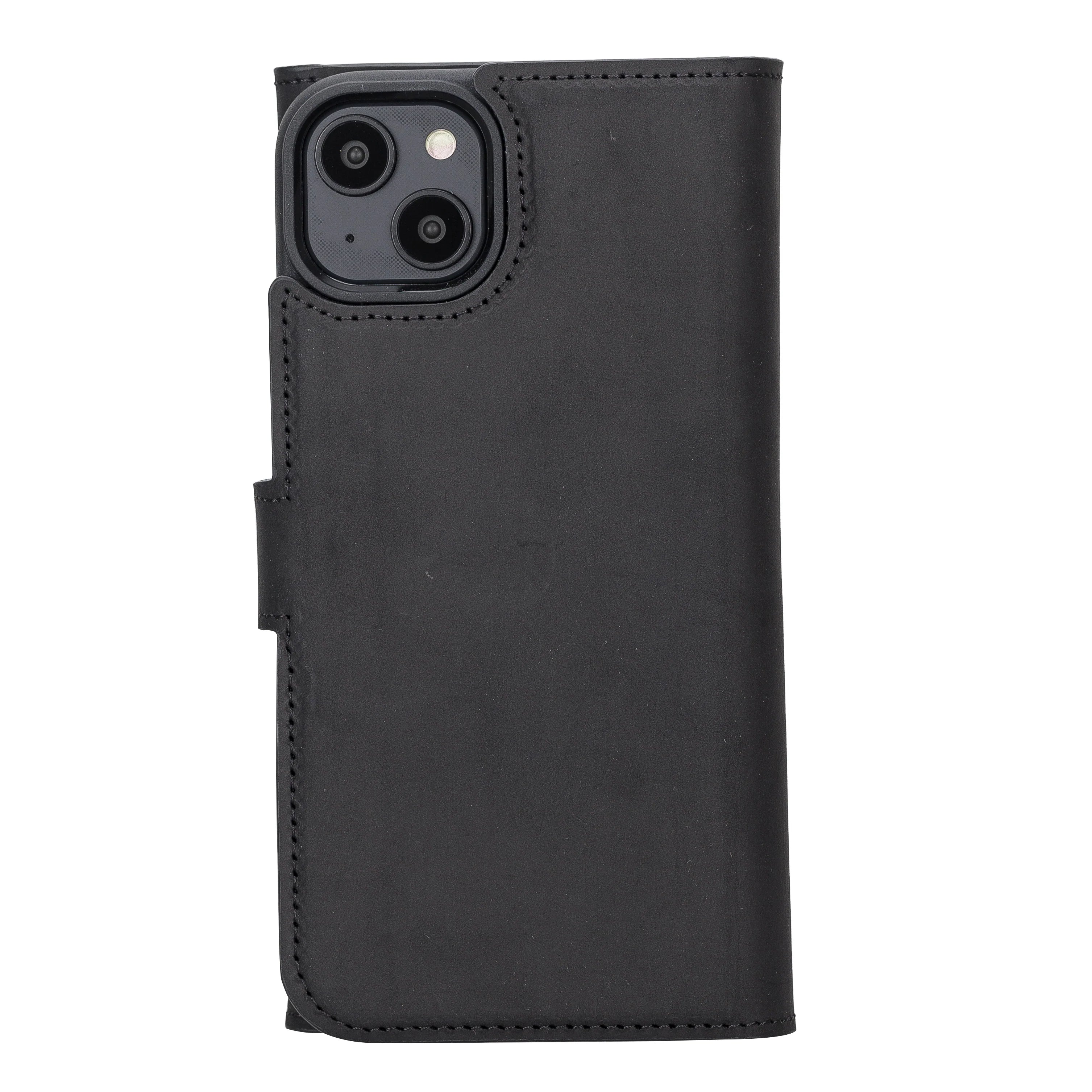 Santa iPhone 14 Plus Leather Detachable Wallet Case