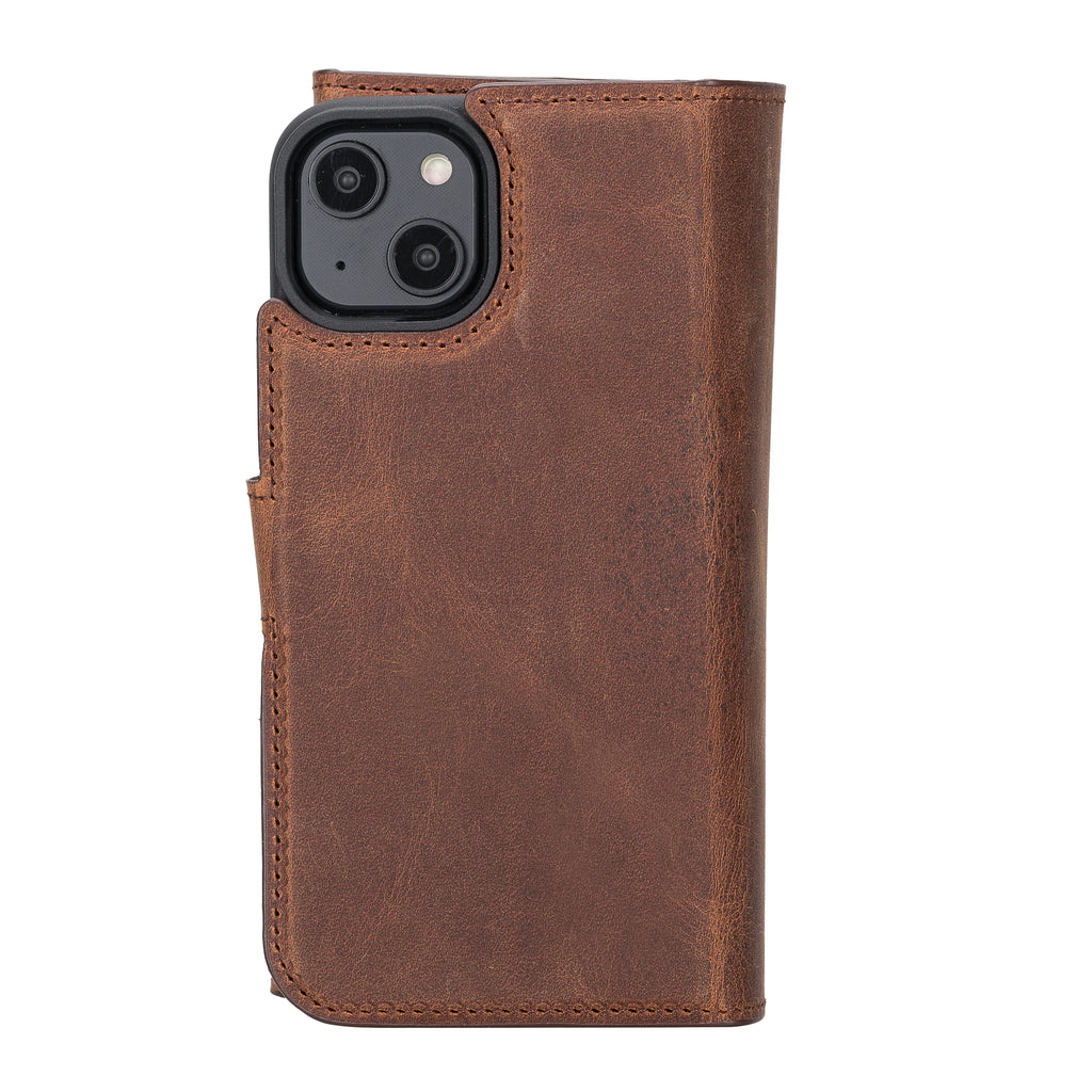 Santa iPhone 14 Leather Detachable Wallet Case