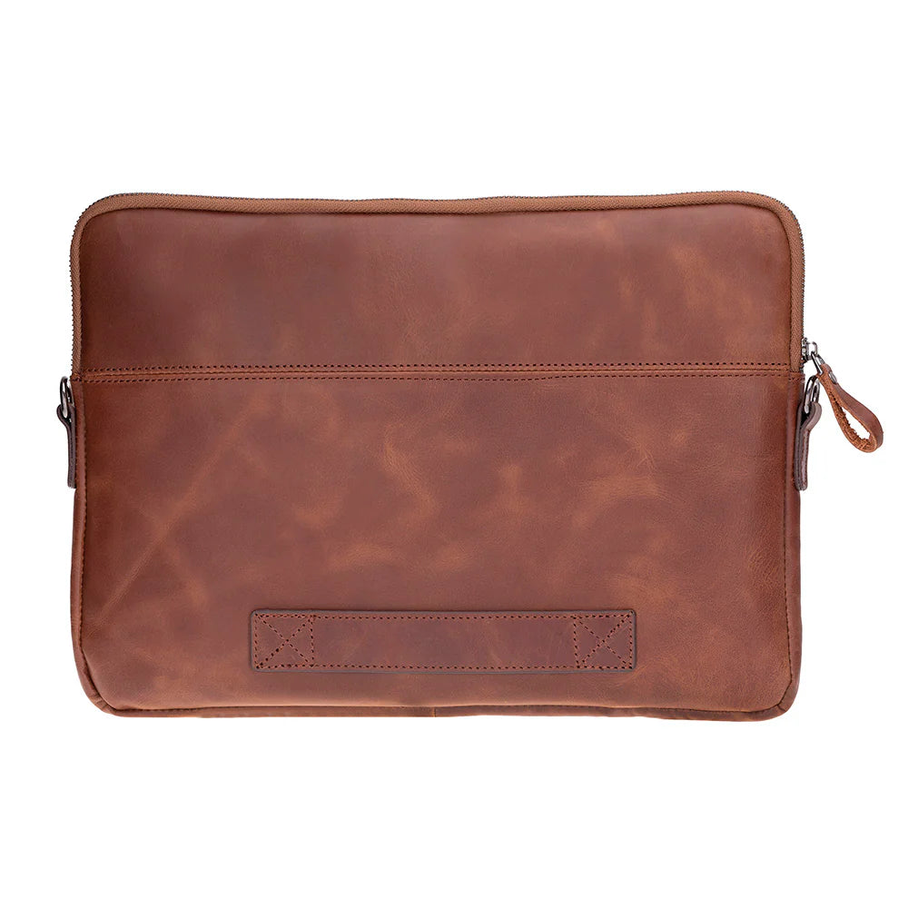 Leeds Slim Leather Laptop / Tablet Sleeve