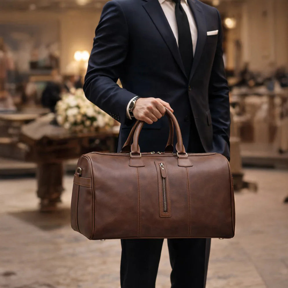 Dolly Leather Weekend Duffle Bag