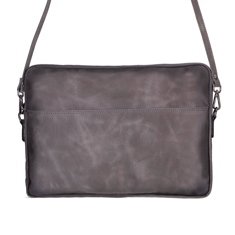 Leeds Slim Leather Laptop / Tablet Sleeve