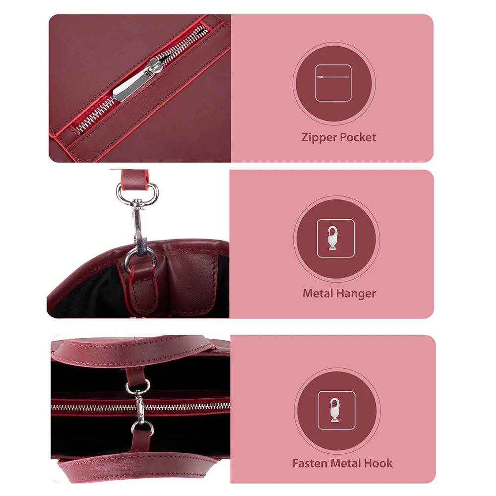 Valliro Leather Tote Bag