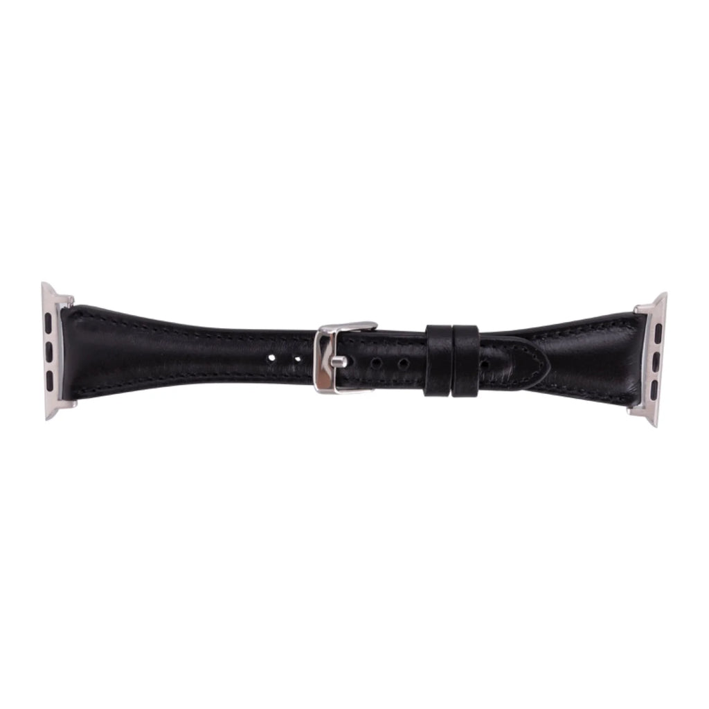 Leather Apple Watch Bands - Clasic Slim Style BRN7