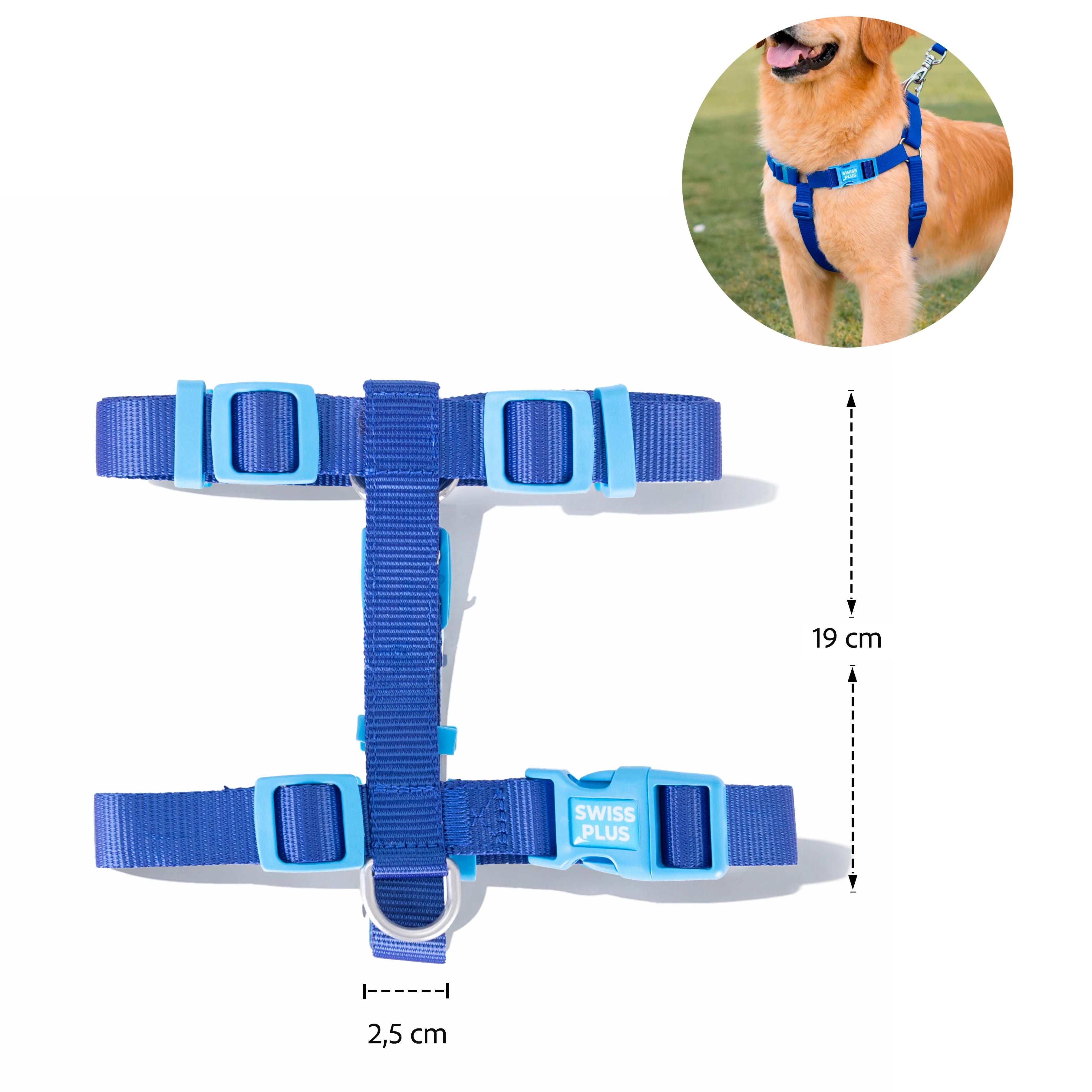 Solid Color H-Type Harness