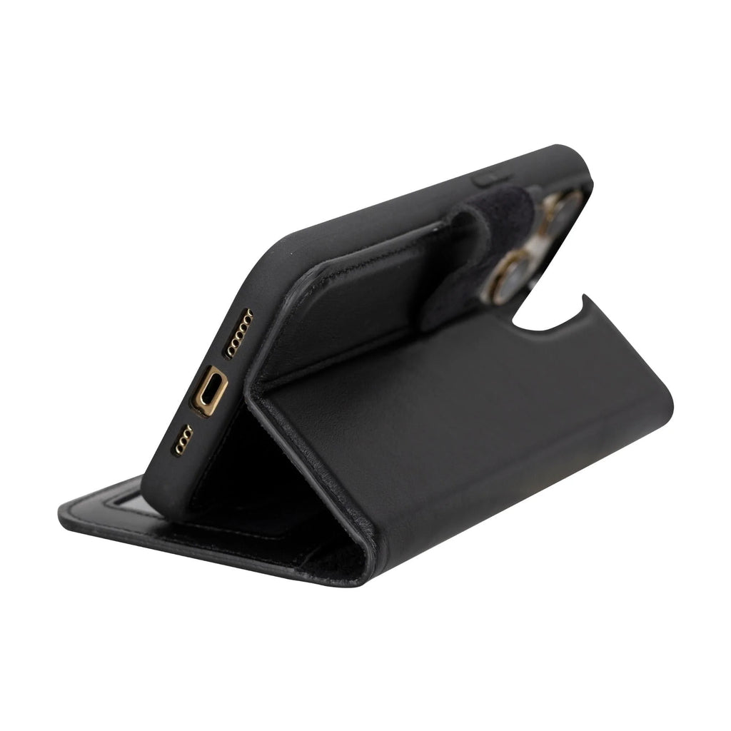 Magic iPhone 15 Detachable Leather Wallet Case
