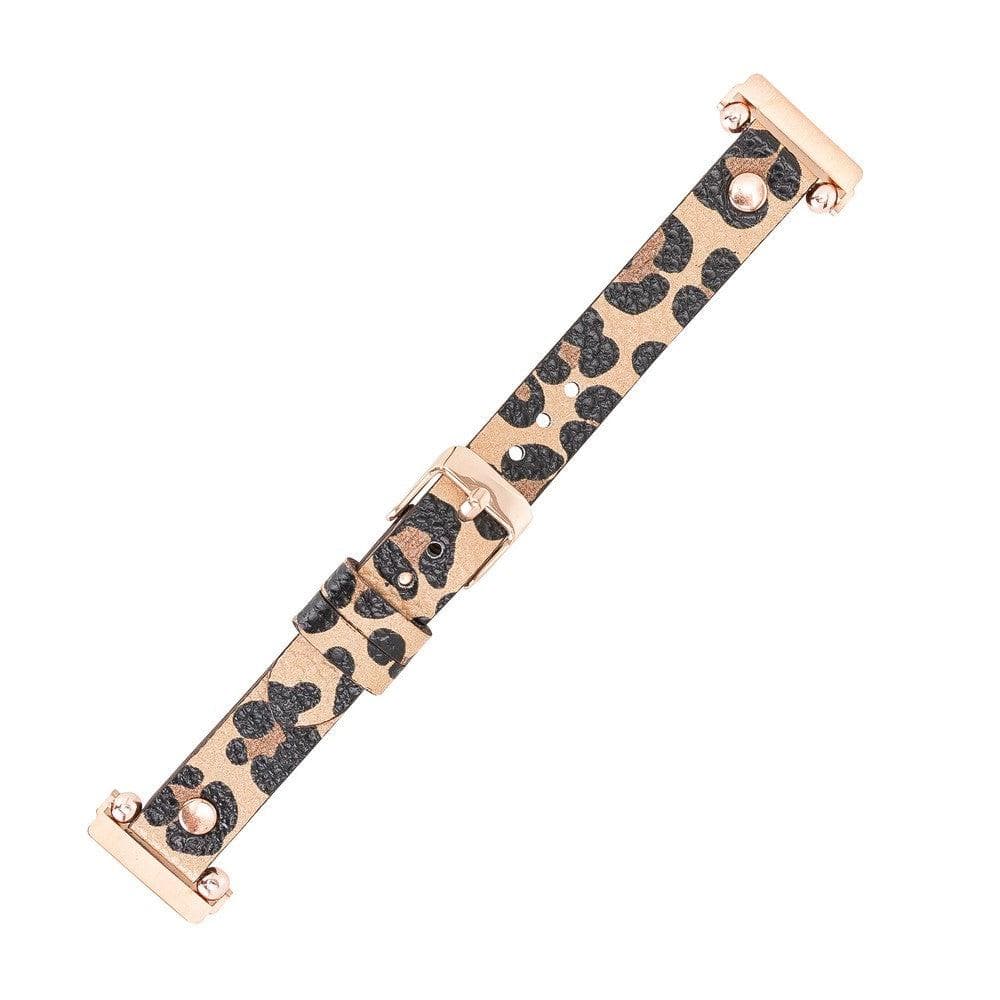 Leather Fitbit Watch Bands - Ferro Rose Trok Style RST1