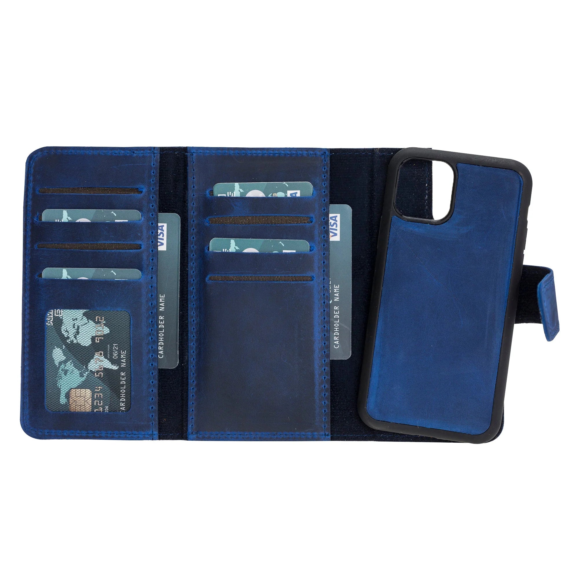 Santa iPhone 11 Pro Leather Detachable Wallet Case