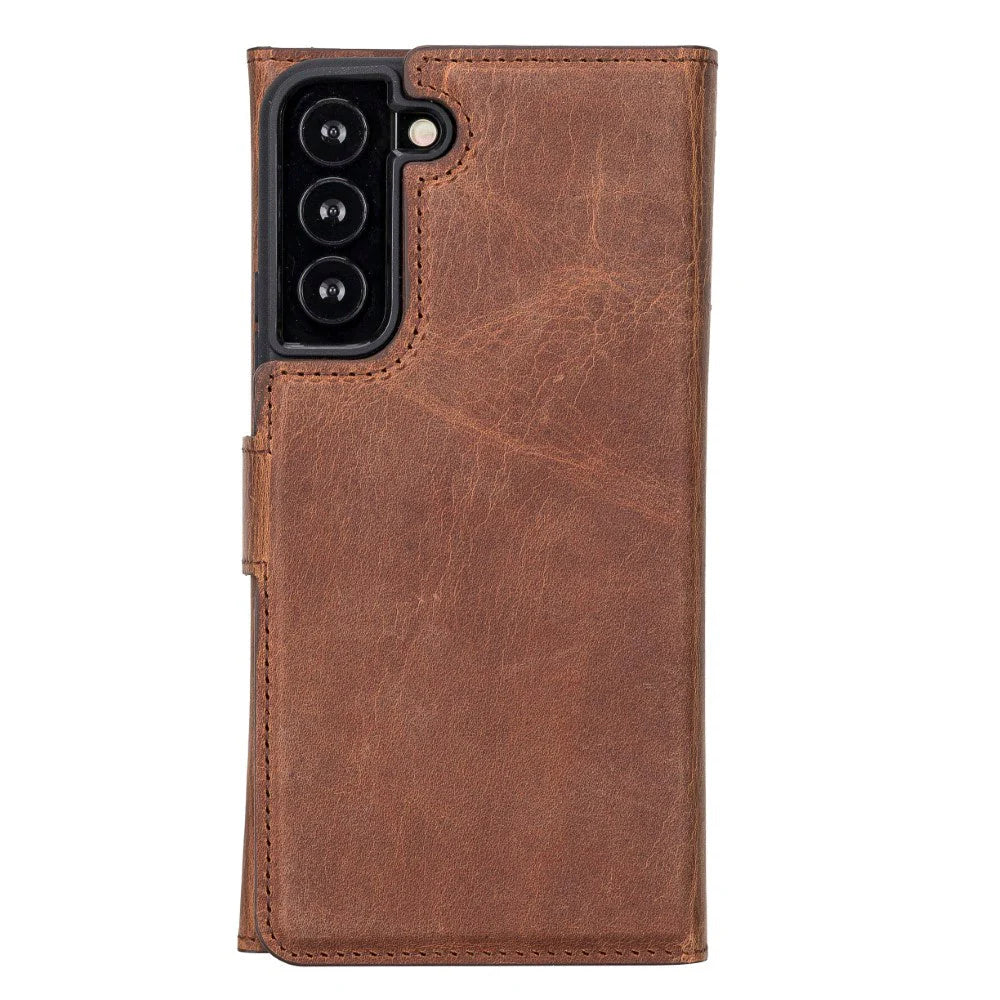 Santa Samsung Galaxy S22 Plus Leather Detachable Wallet Case