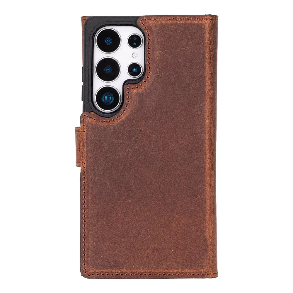 Santa Samsung Galaxy S25 Ultra Leather Detachable Wallet Case